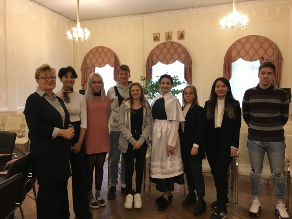 В Павловской гимназии проходит международно-культурный обмен с обучающимися из Словении и Германии
