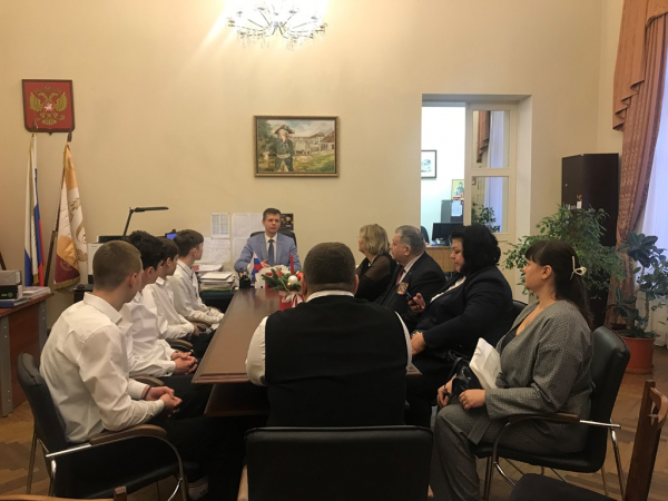 Гимназию посетила делегация из г. Минска