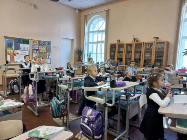 В 1Б классе прошёл праздник первоклассников